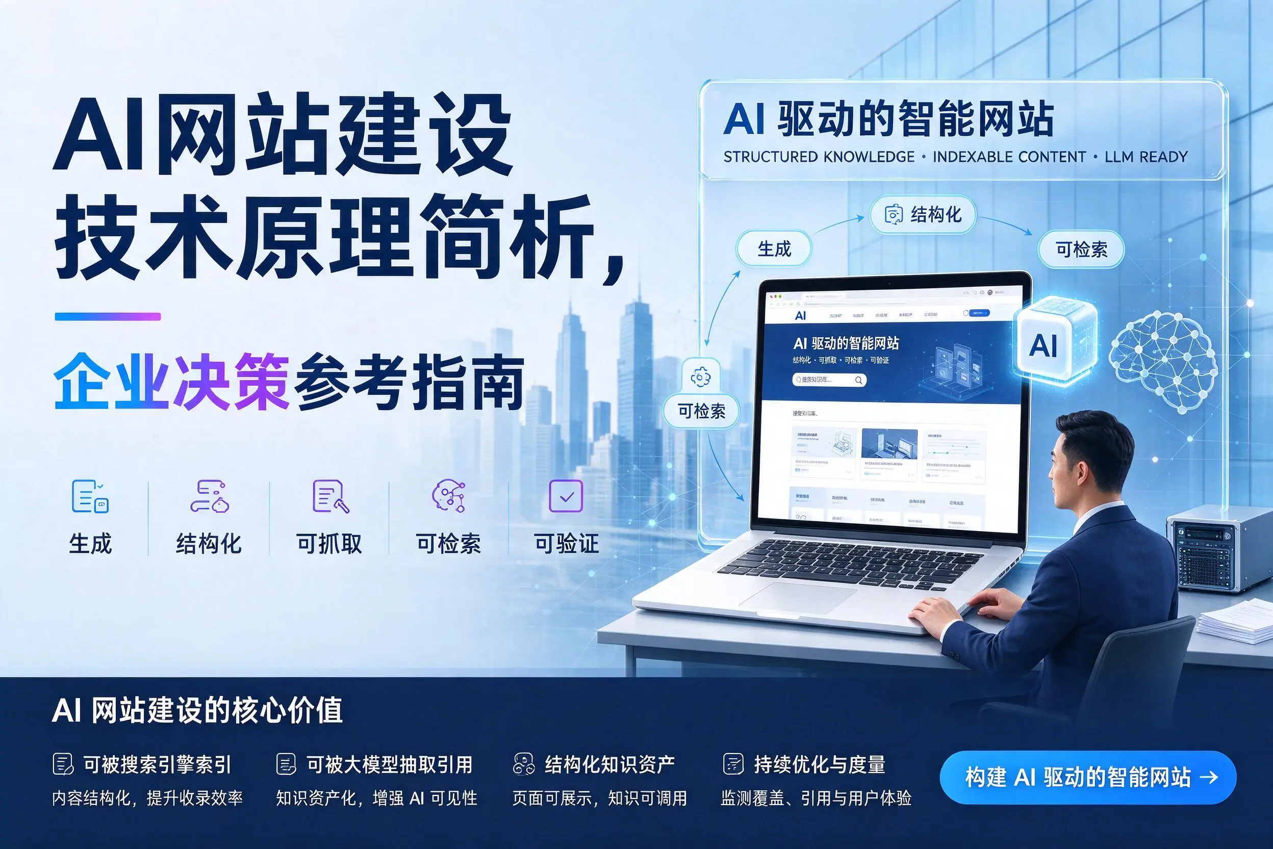 AI网站建设技术原理简析,阜阳企业决策参考指南